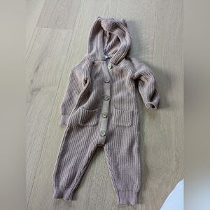6-12 month Jamie Kay knit bear suit